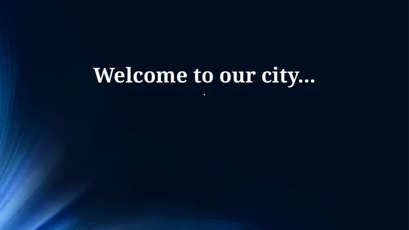A Journey Through Time: Our City's History
