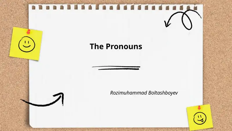 The Pronouns