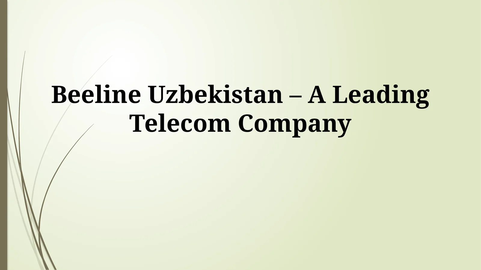 Beeline Uzbekistan – A Leading Telecom Company