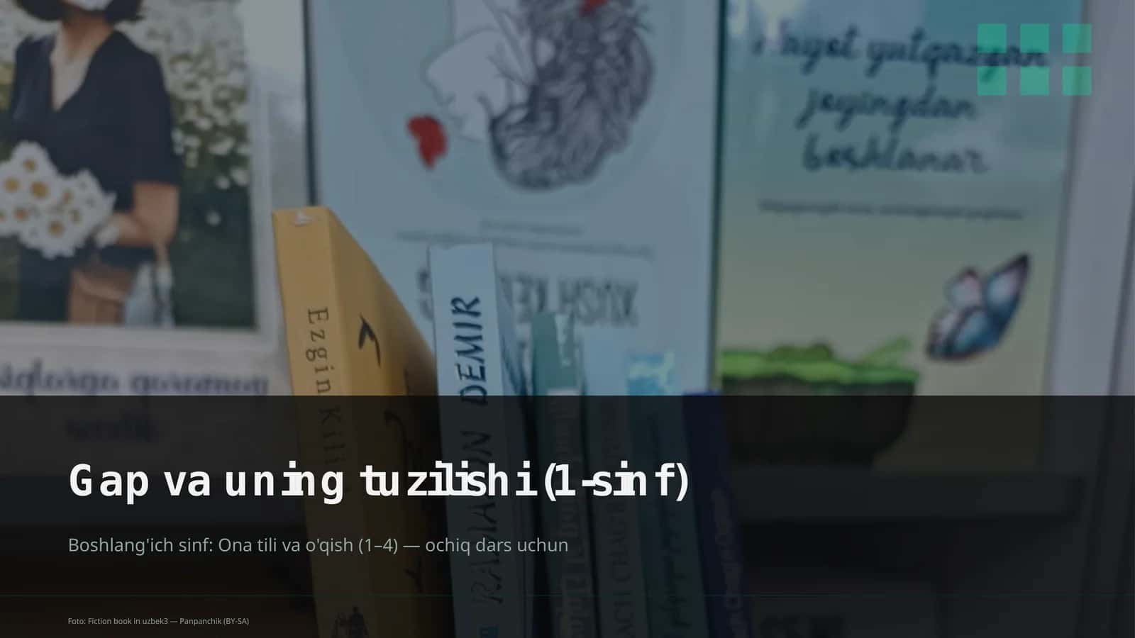 Gap va uning tuzilishi (1-sinf)