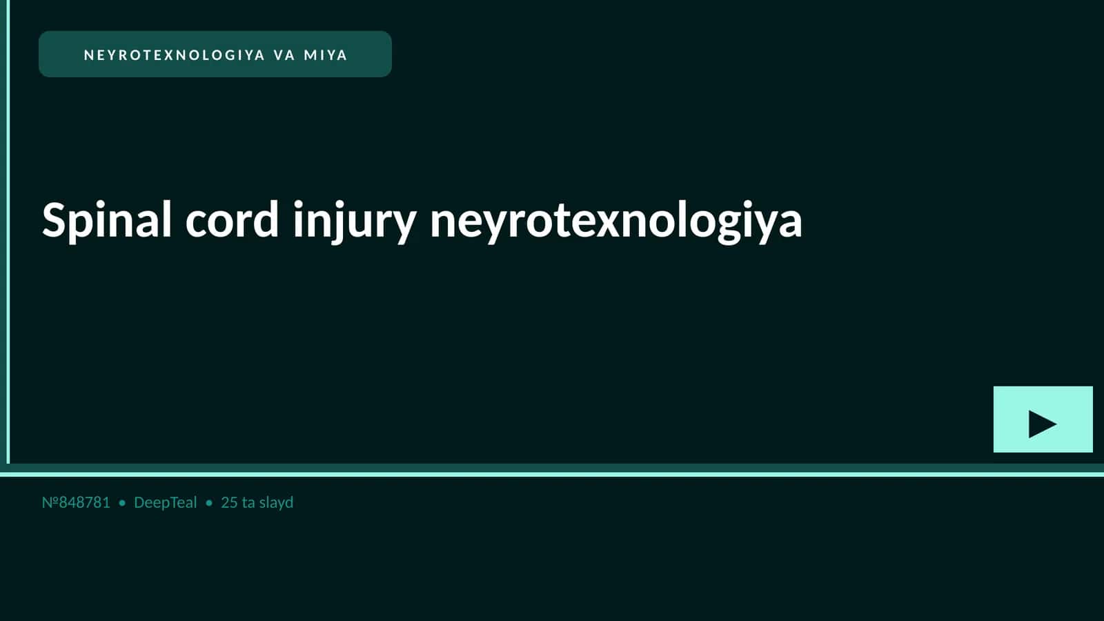 NEYROTEXNOLOGIYA VA MIYA
