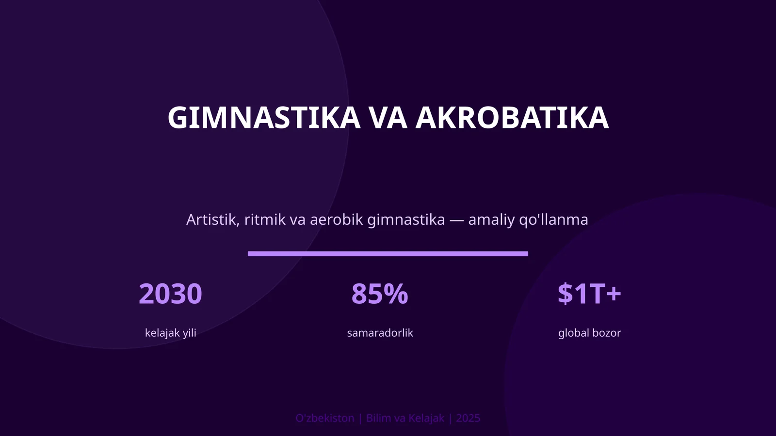 GIMNASTIKA VA AKROBATIKA