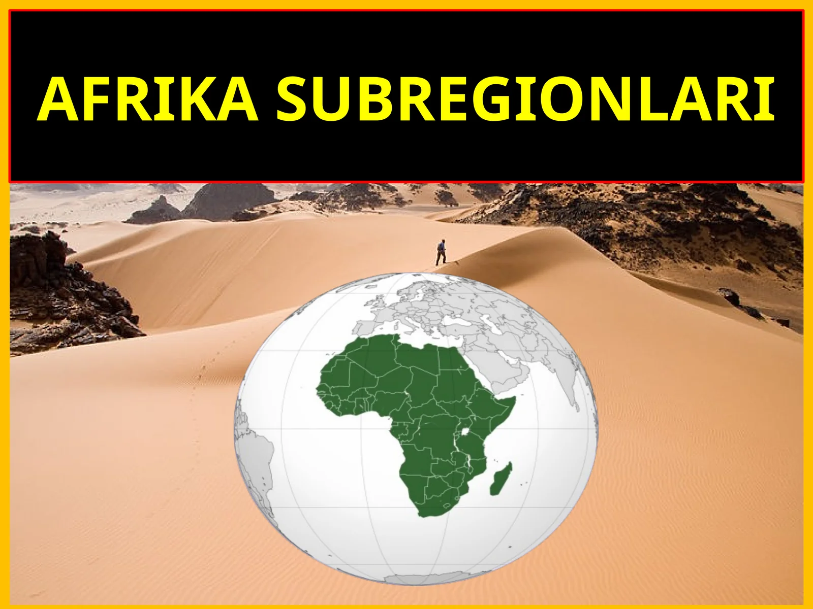 AFRIKA SUBREGIONLARI