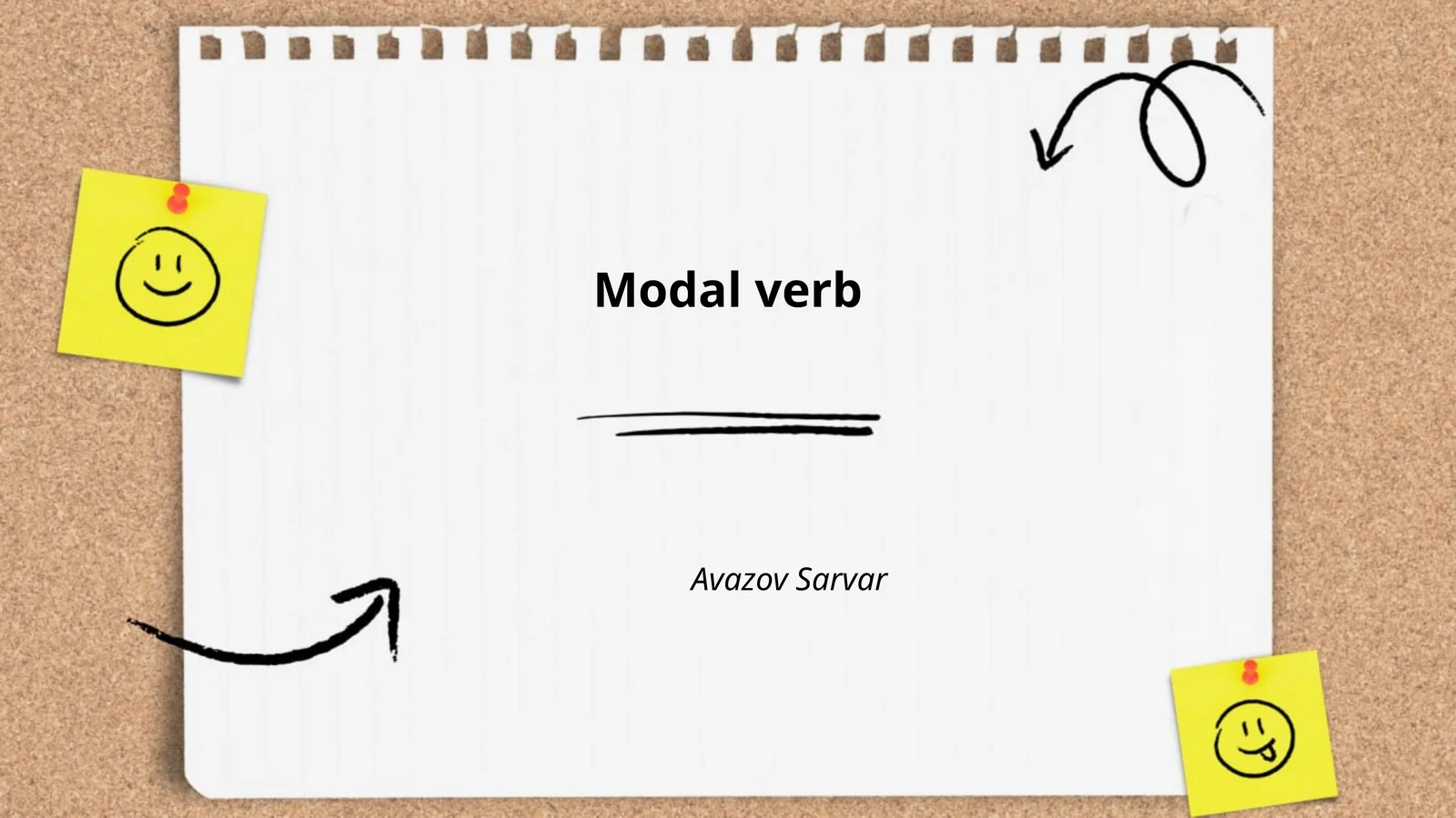 Modal verb