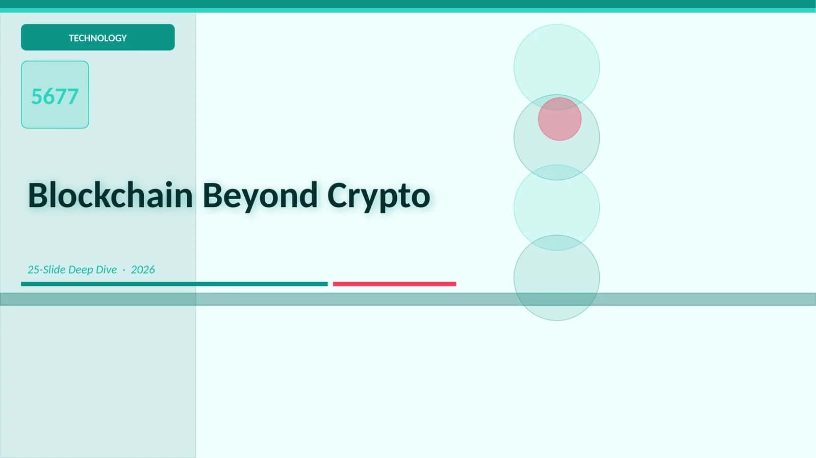 Blockchain Beyond Crypto