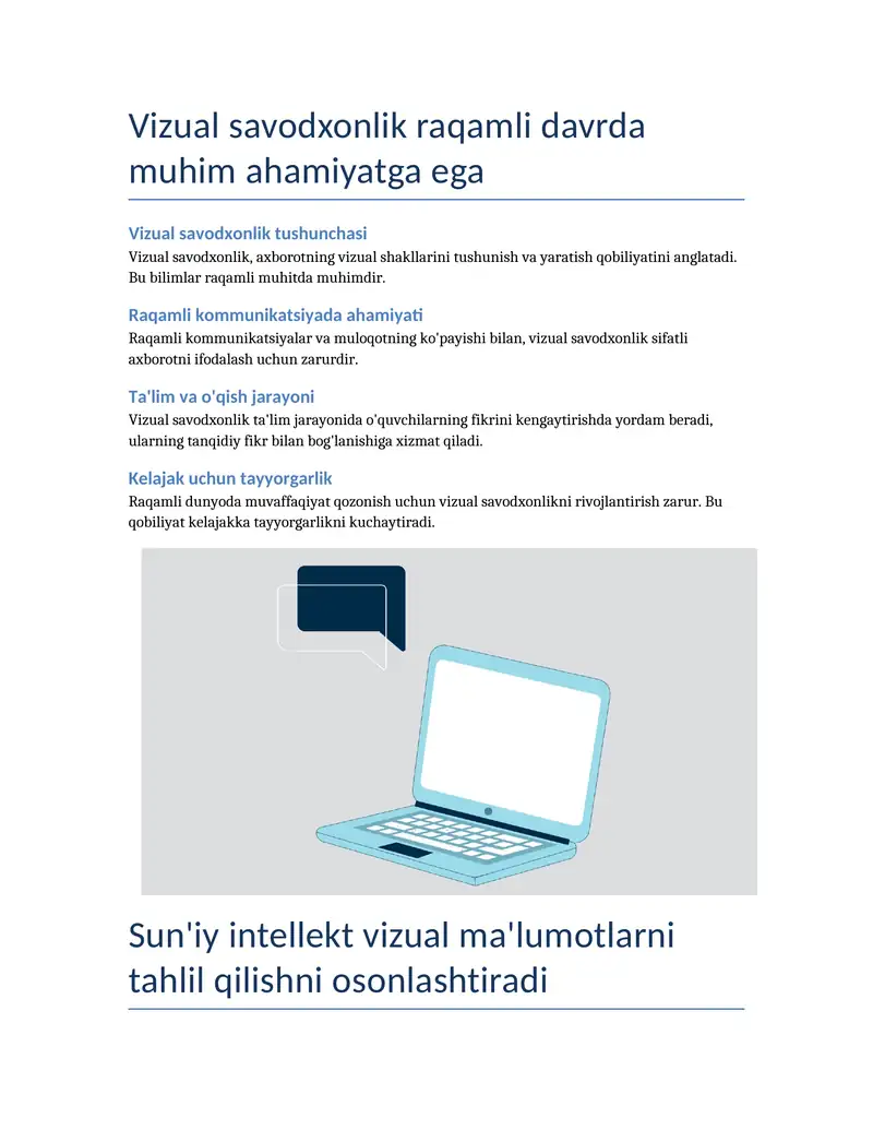 Vizual savodxonlik