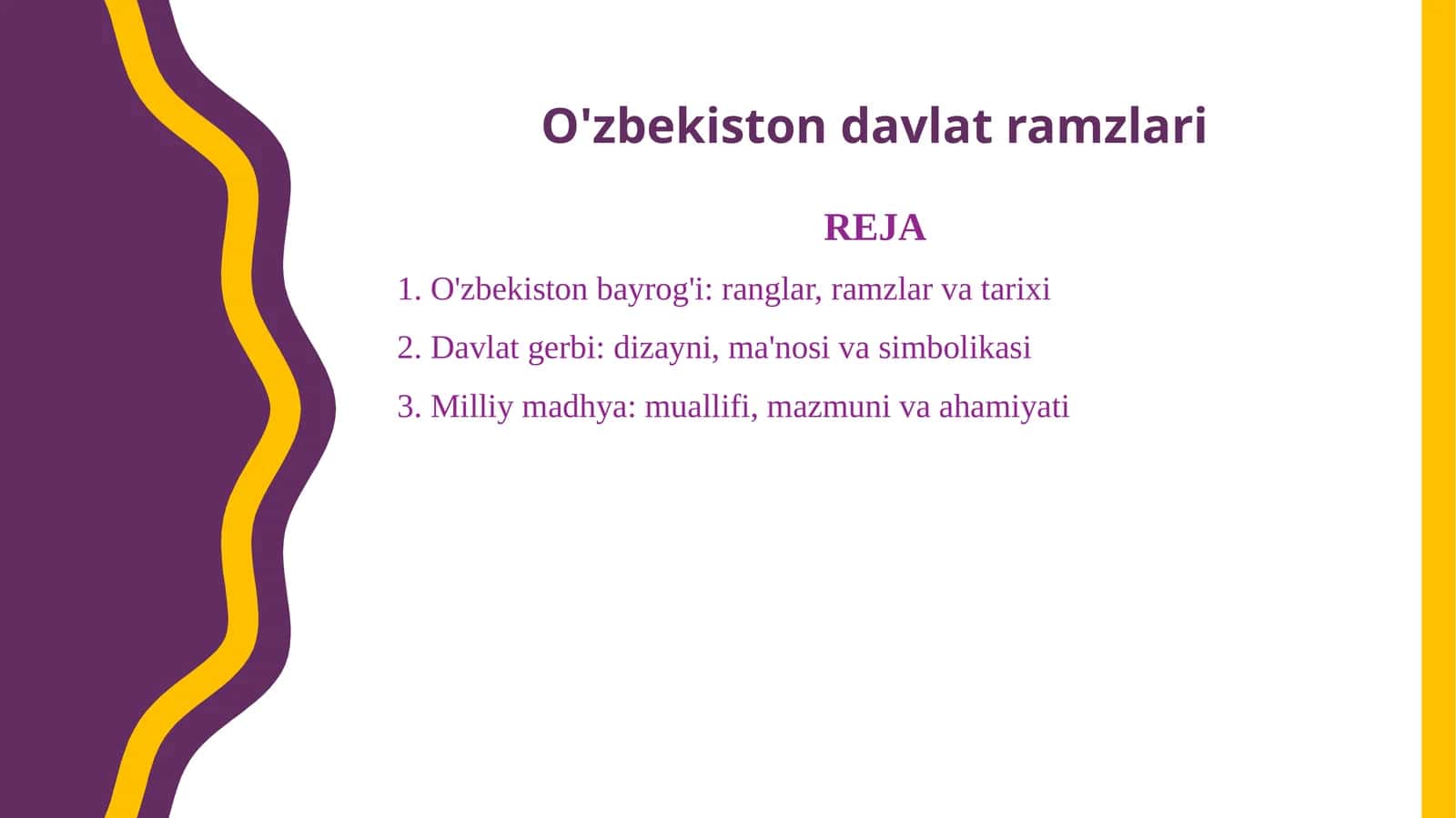 O'zbekiston davlat ramzlari