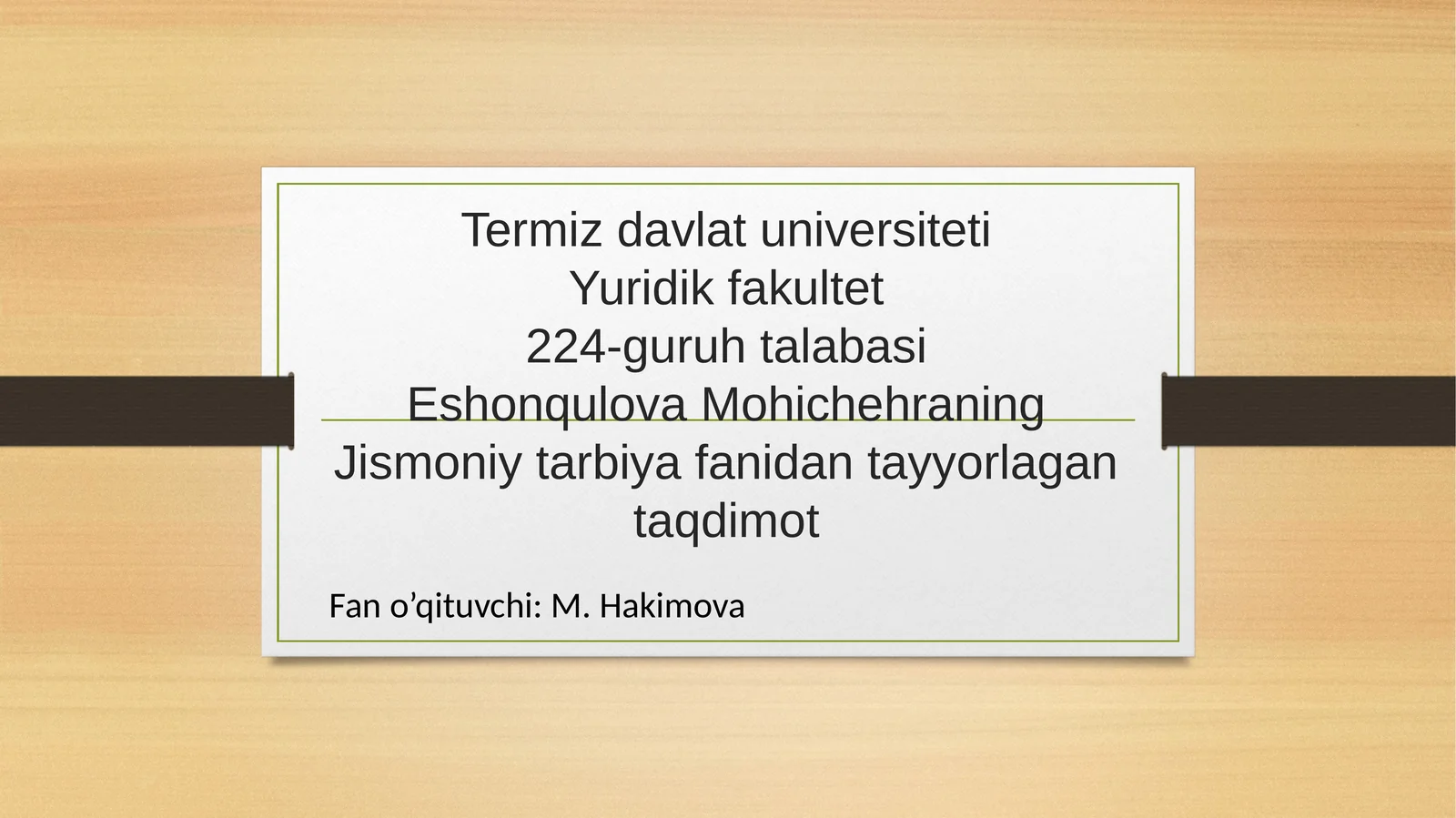 Voleybol o‘yini texnikasi va taktikasi