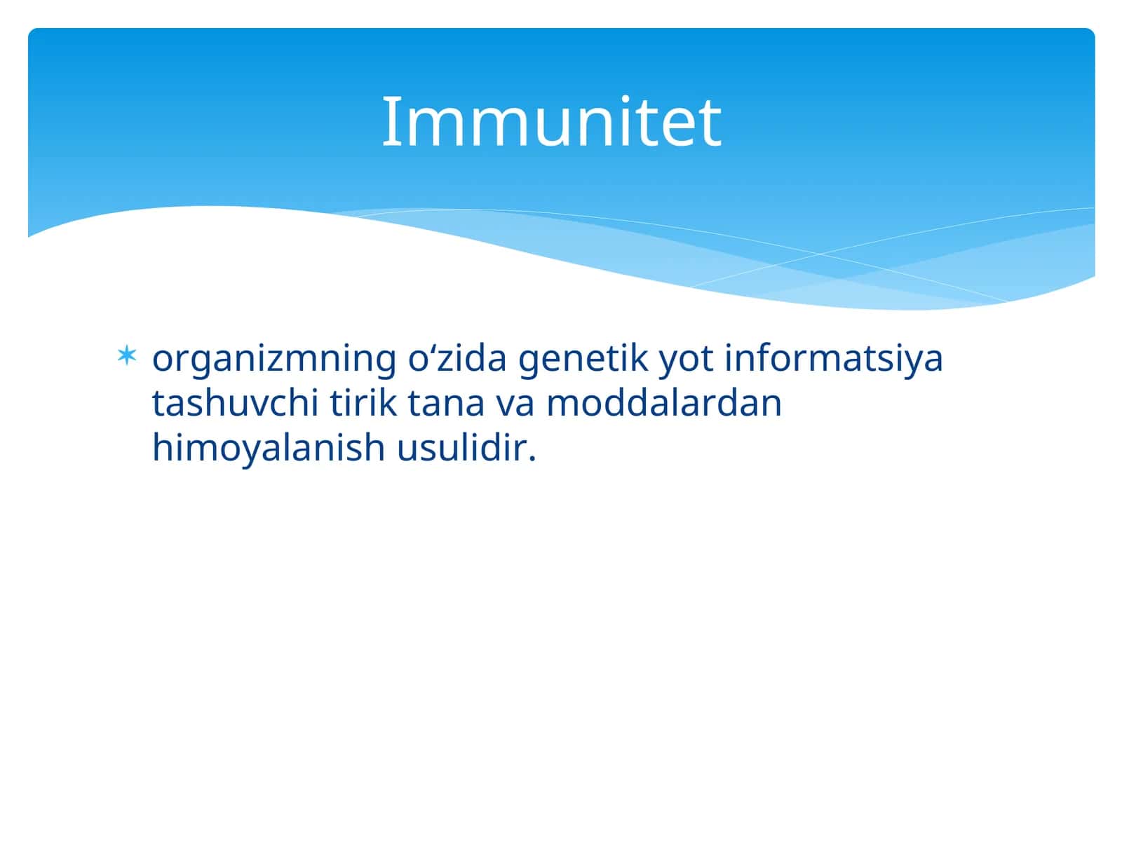 Immunitet