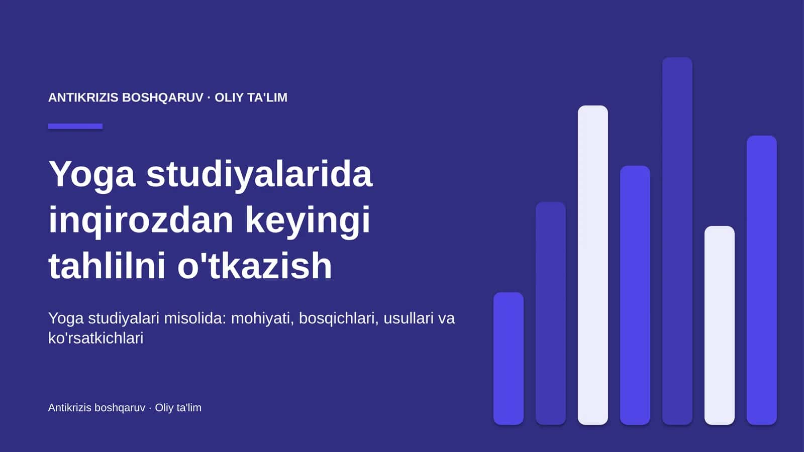 yoga studiyalarida inqirozdan keyingi tahlilni o'tkazish 3396