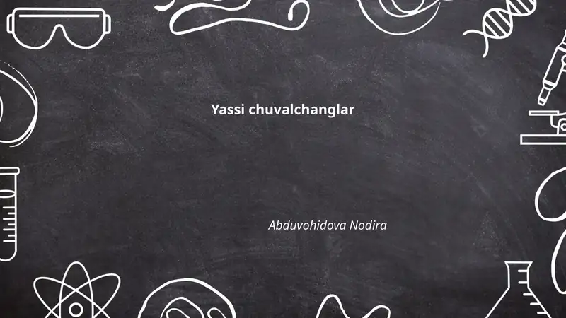 Yassi chuvalchanglar