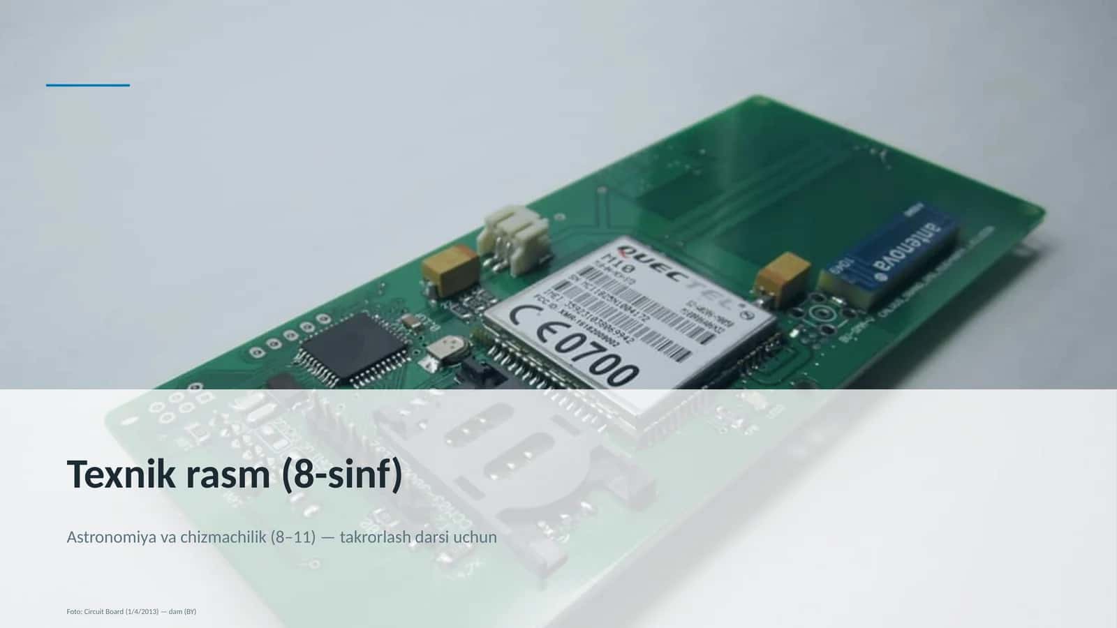 Texnik rasm (8-sinf)
