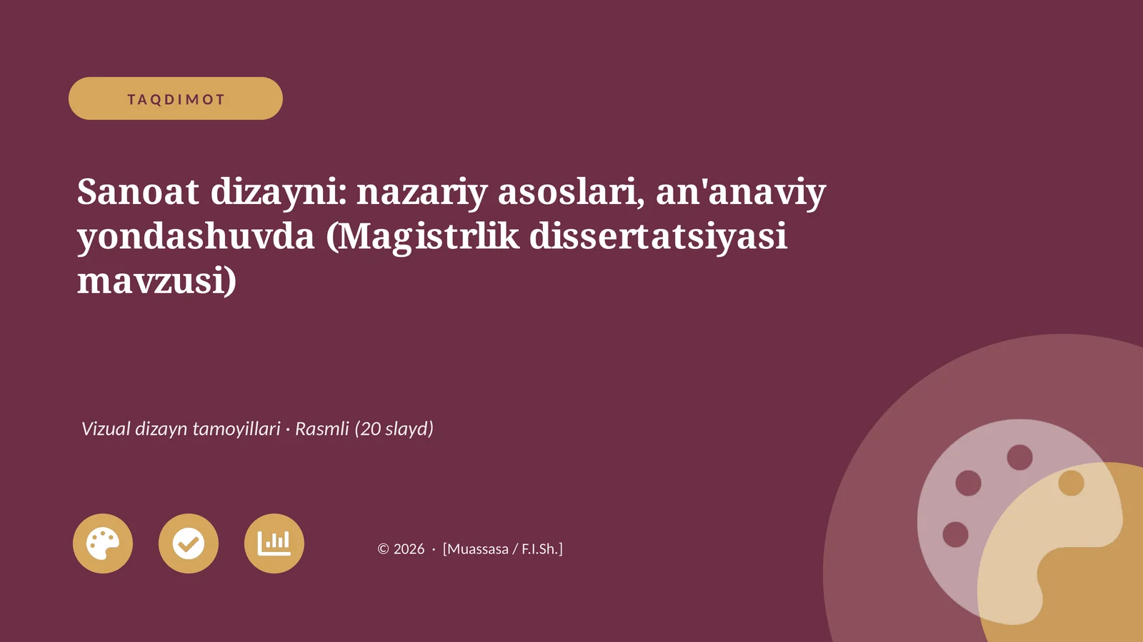 Sanoat dizayni: nazariy asoslari, an'anaviy yondashuvda
