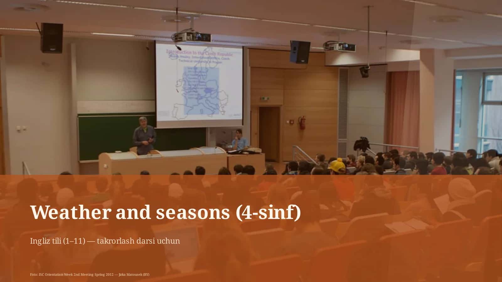 Weather and seasons (4-sinf)