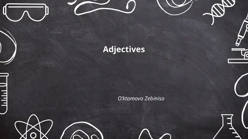Adjectives