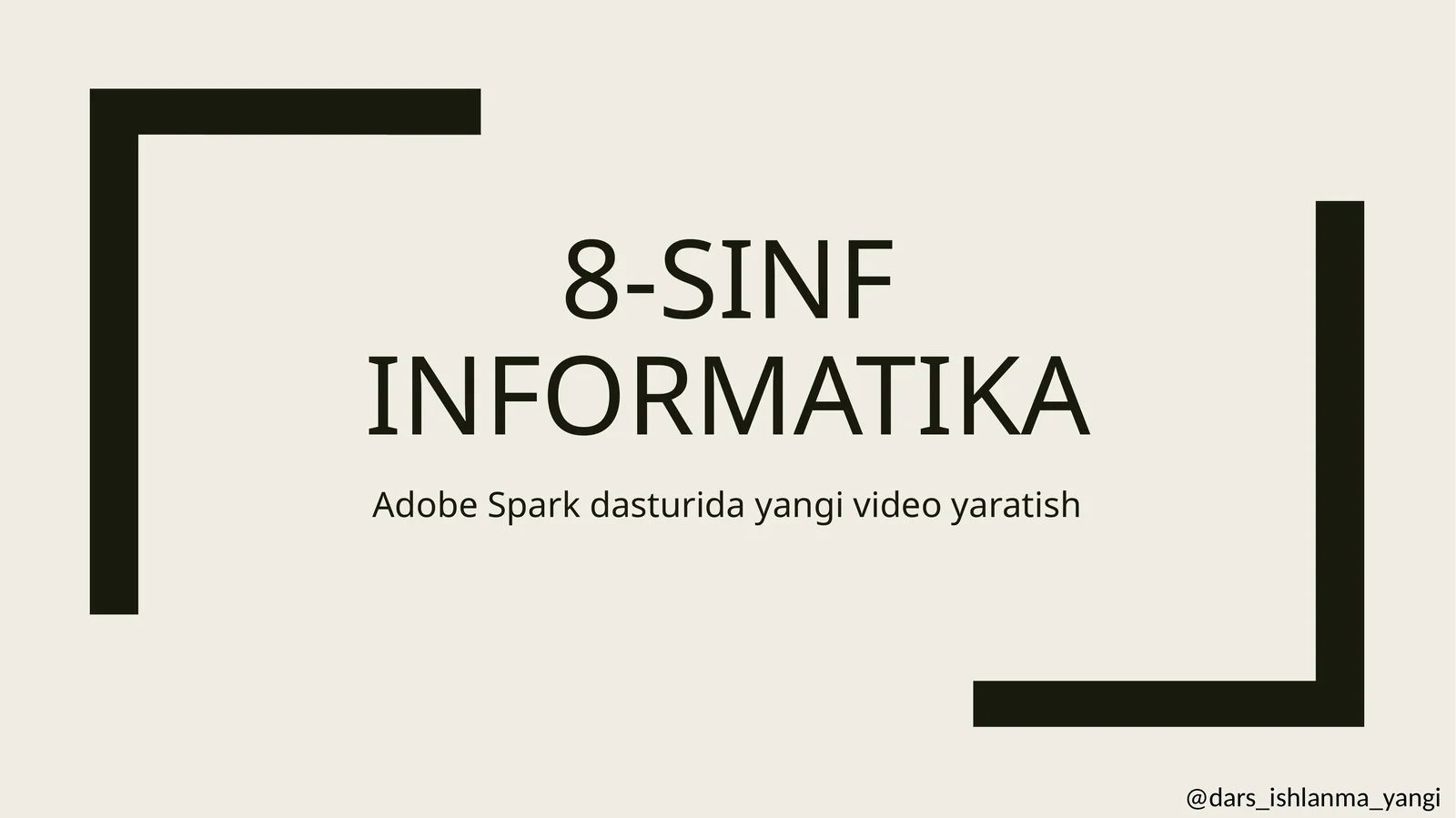 Adobe Spark dasturi