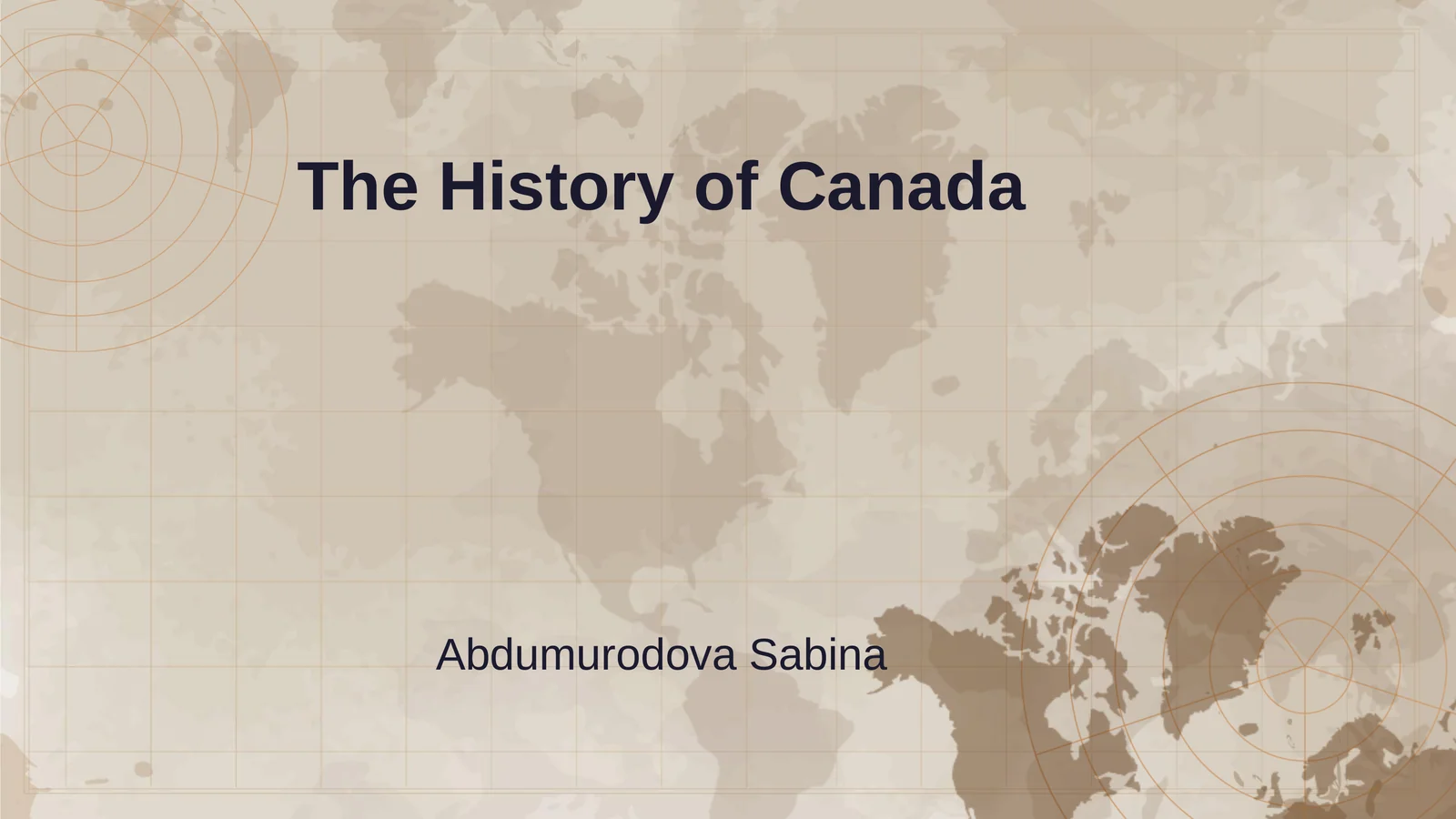 The History of Canada