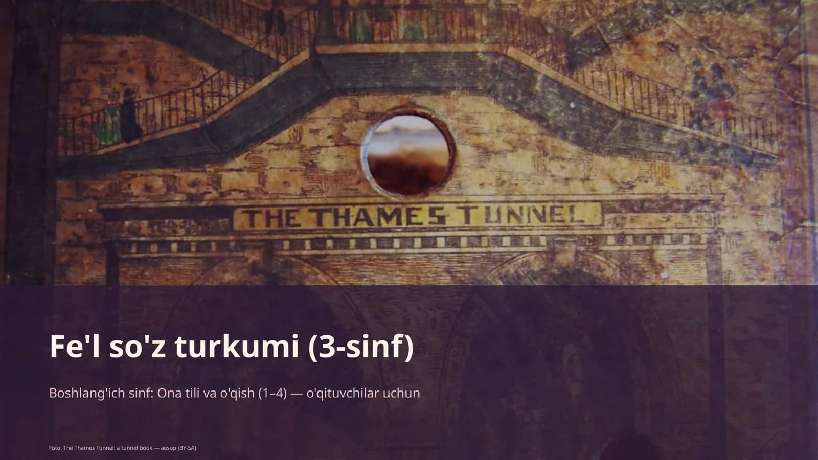 Fe'l so'z turkumi (3-sinf)