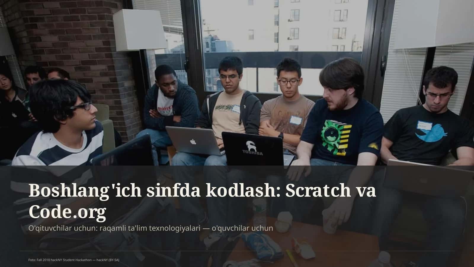 Kodlash: Scratch va Code.org