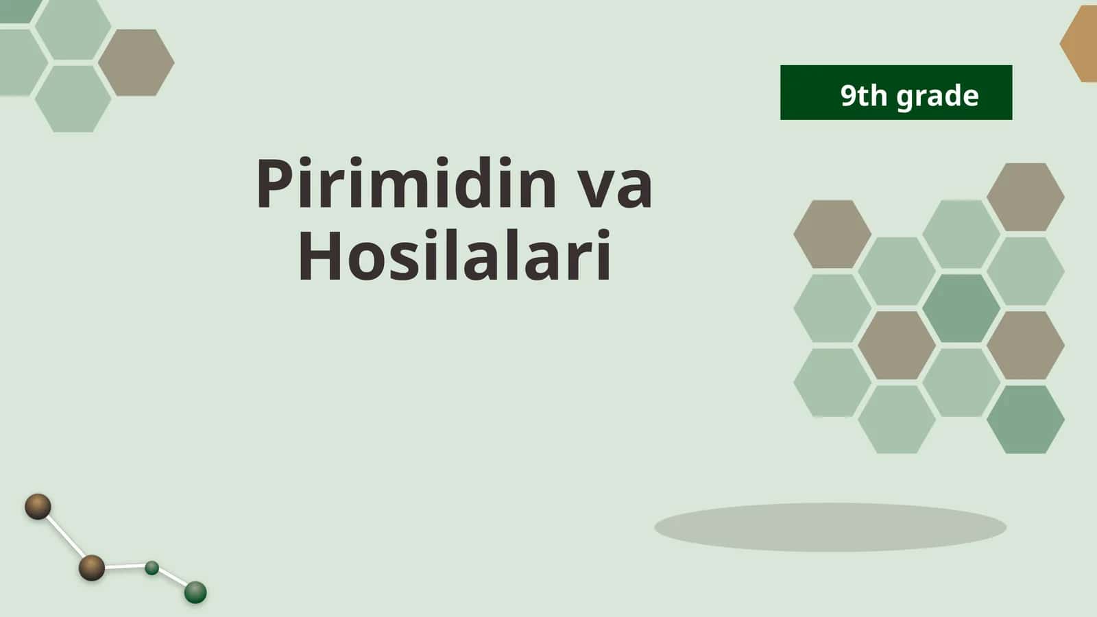 Pirimidin va Hosilalari
