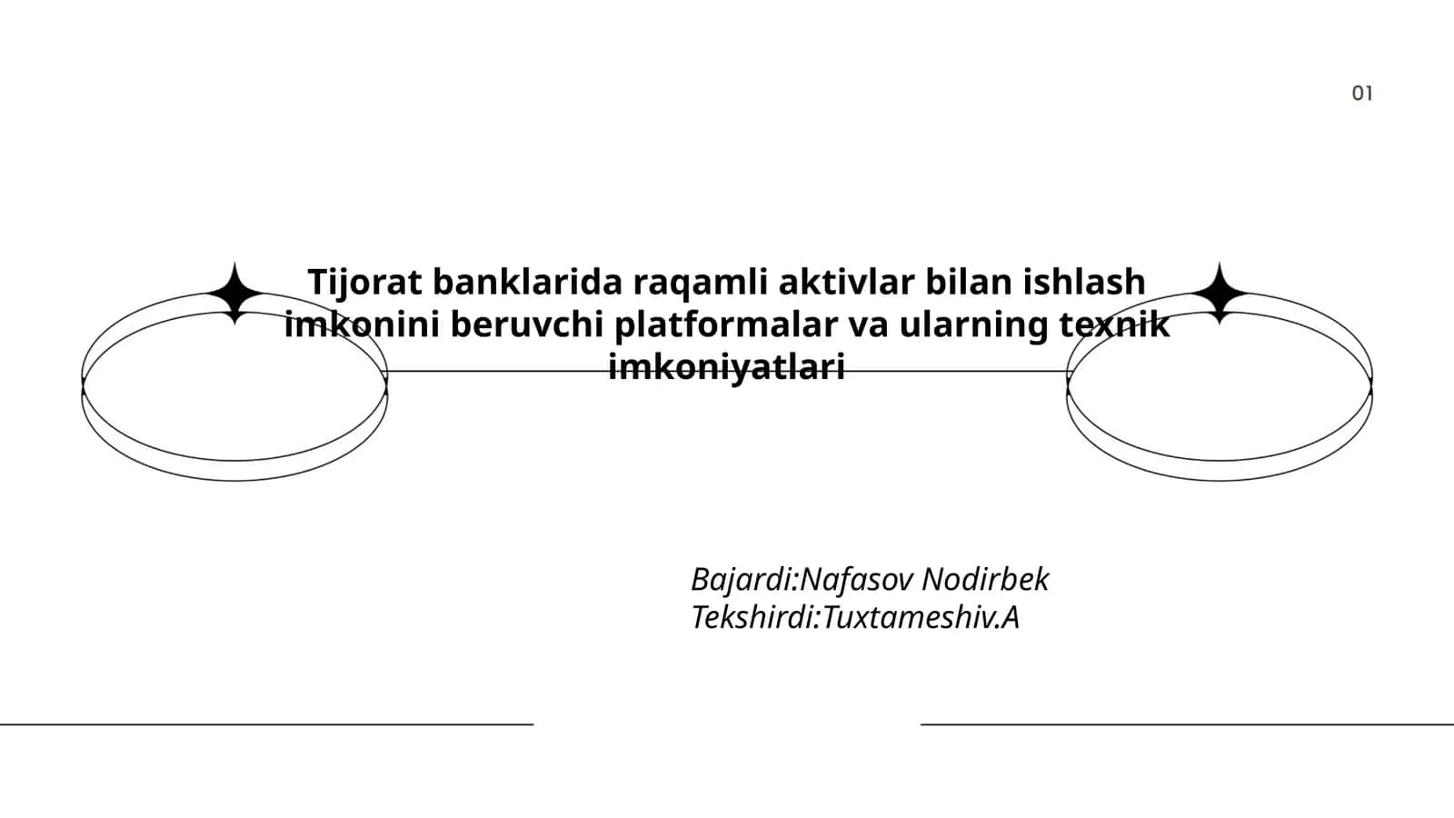 Tijorat banklarida raqamli aktivlar bilan ishlash imkonini beruvchi platformalar va ularning texnik imkoniyatlari
