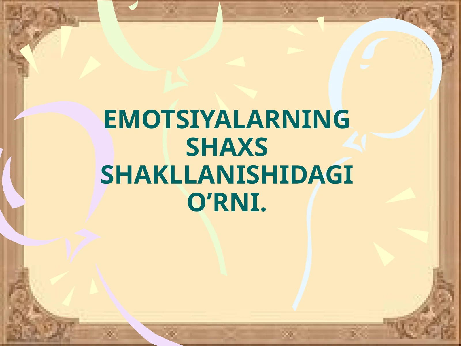 Emotsiyalar