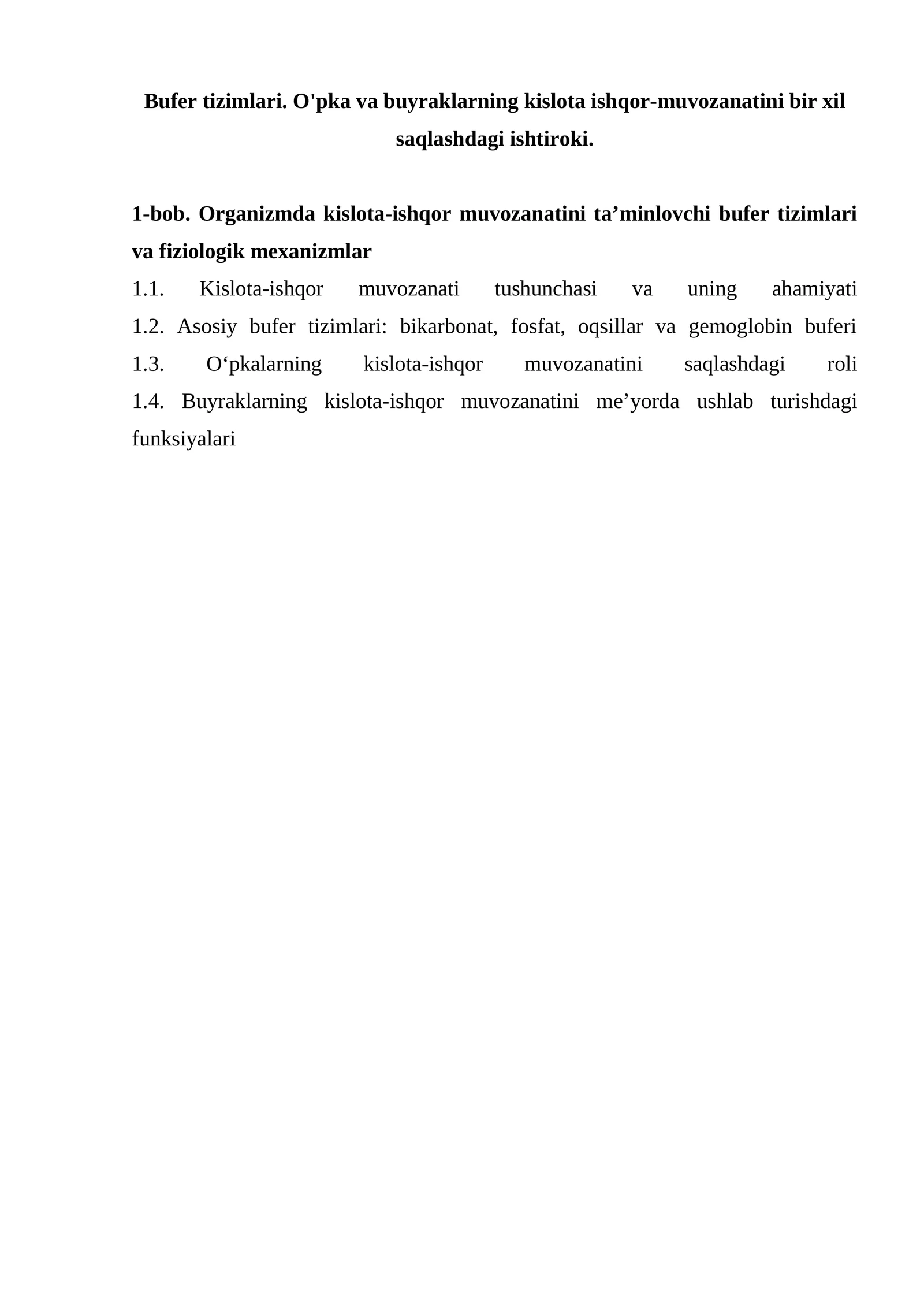 Bufer tizimlari