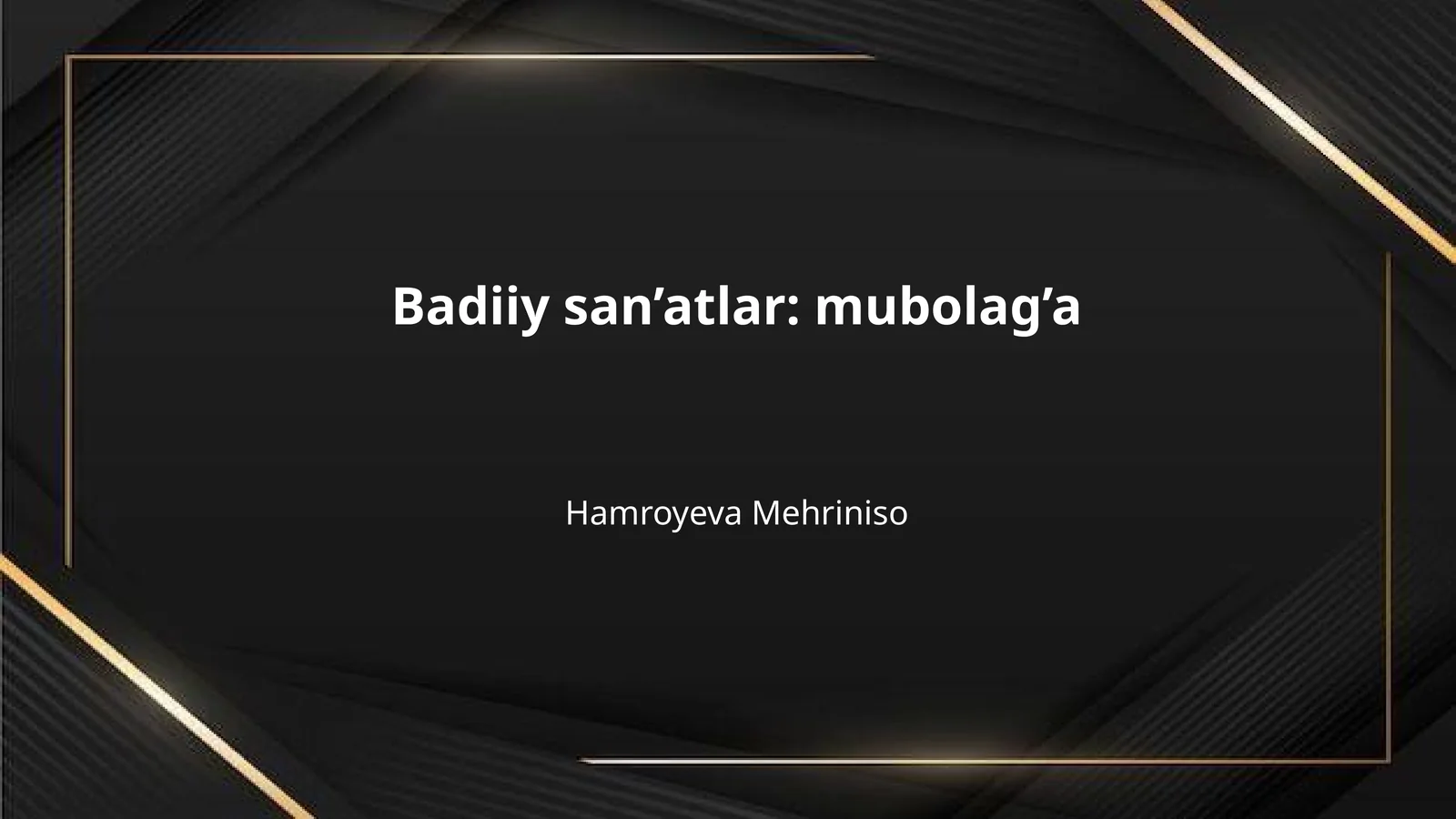 Badiiy san’atlar: mubolag’a
