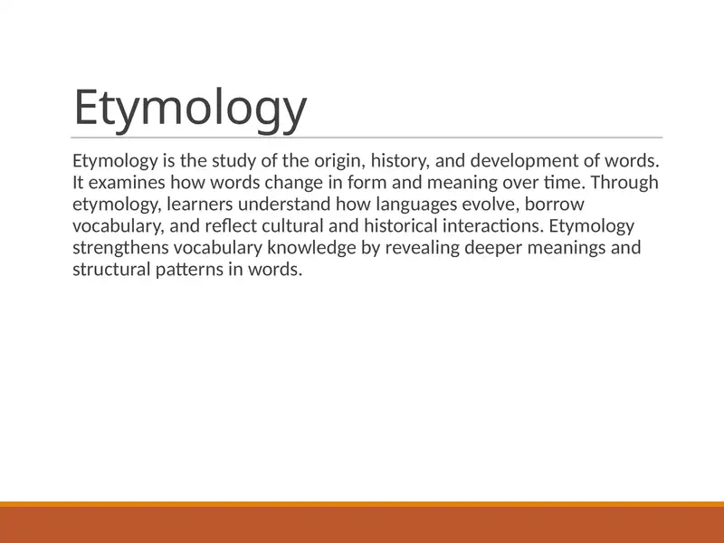 Etymology