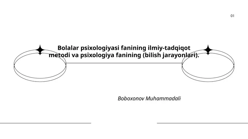 Bolalar psixologiyasi