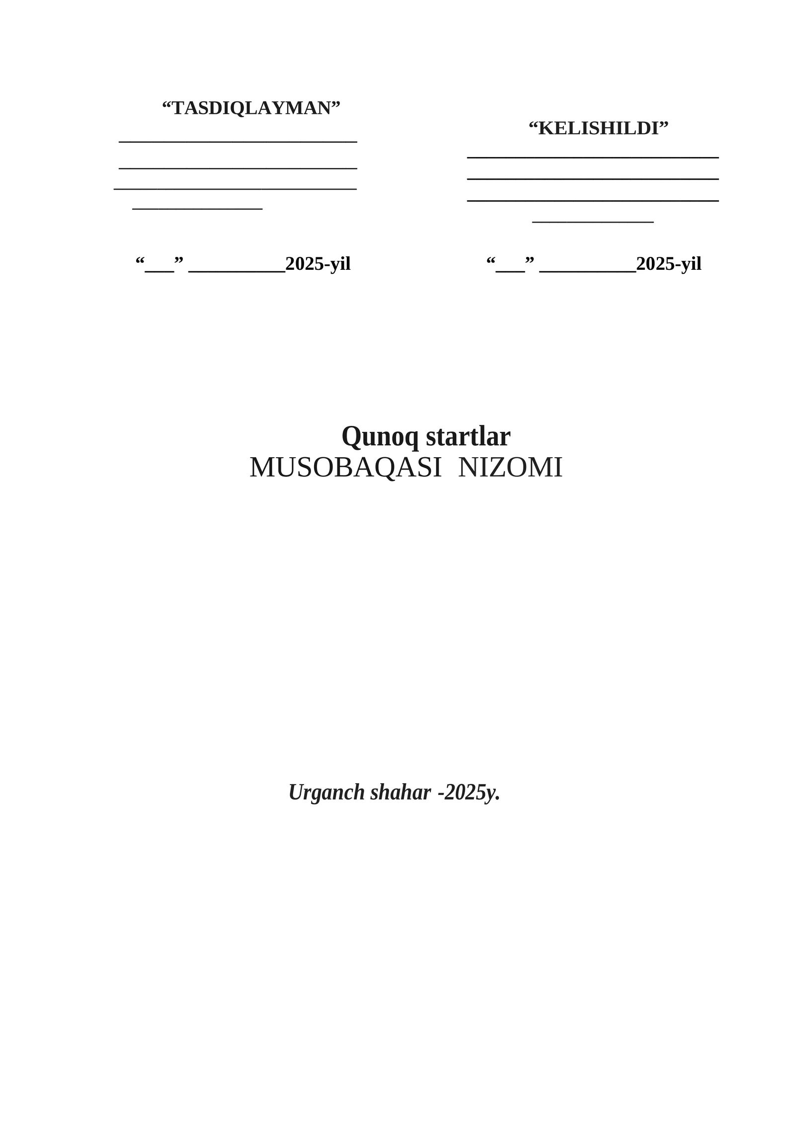 MUSOBAQASI NIZOMI