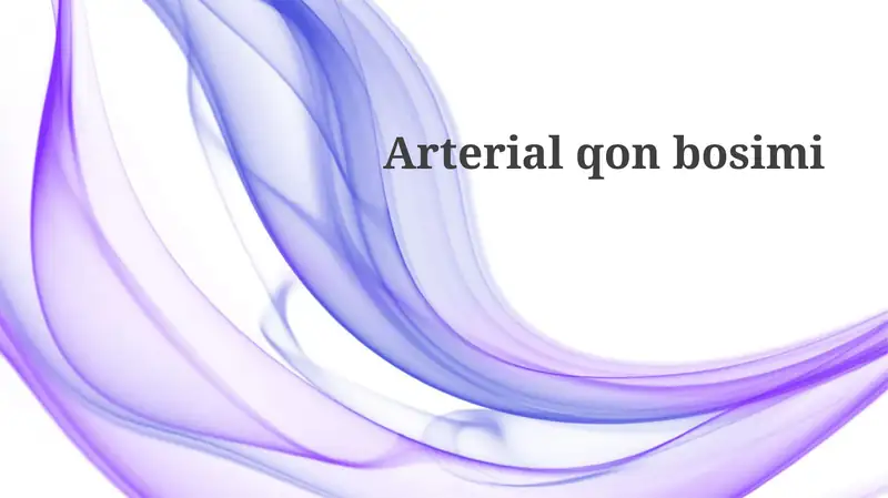 Arterial qon bosimi