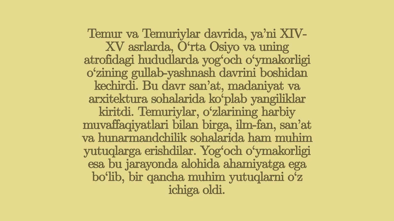 Temur va Temuriylar davri san'ati
