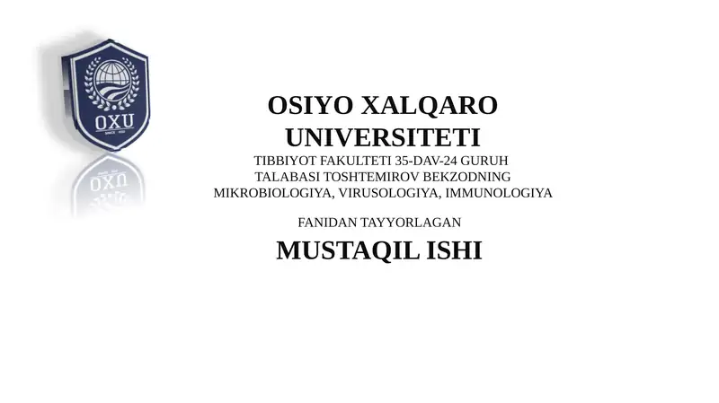 Disbakterioz va dizbakteriozning zamonaviy bakteriologik diagnostikasi