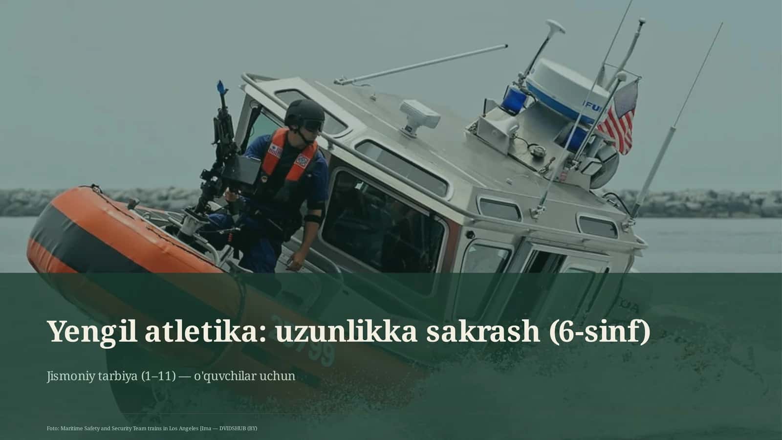 Yengil atletika: uzunlikka sakrash (6-sinf)