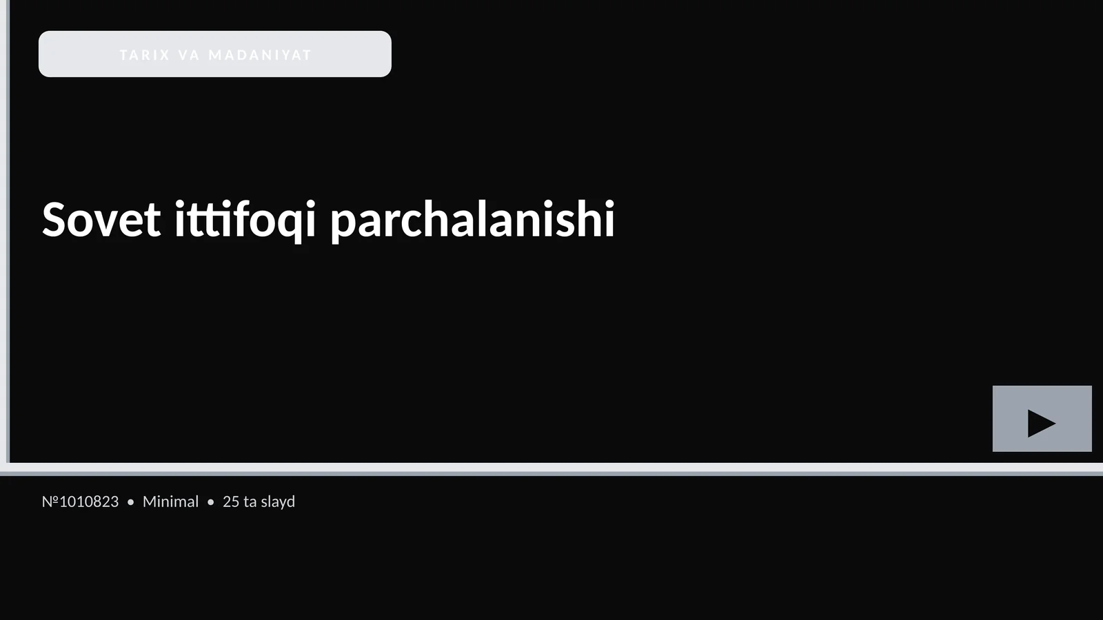 Sovet ittifoqi parchalanishi