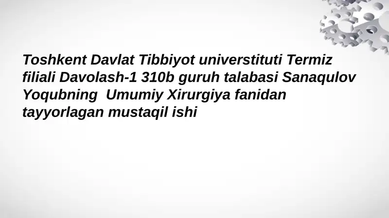 GIBRID OPERATSIYALAR