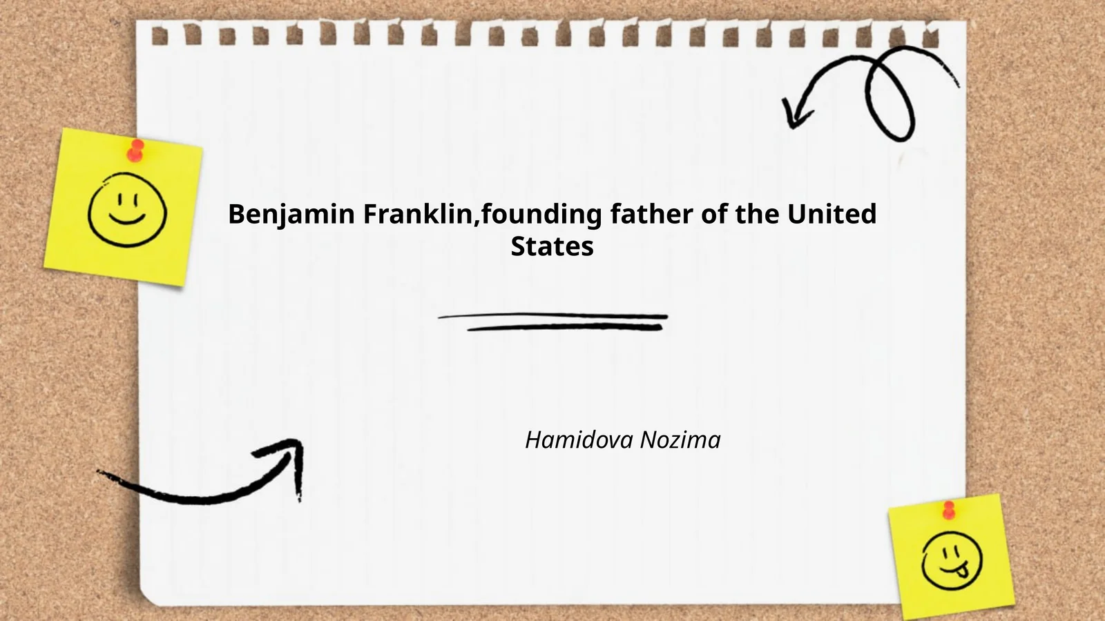 Benjamin Franklinning hayoti va yoshlik yillari