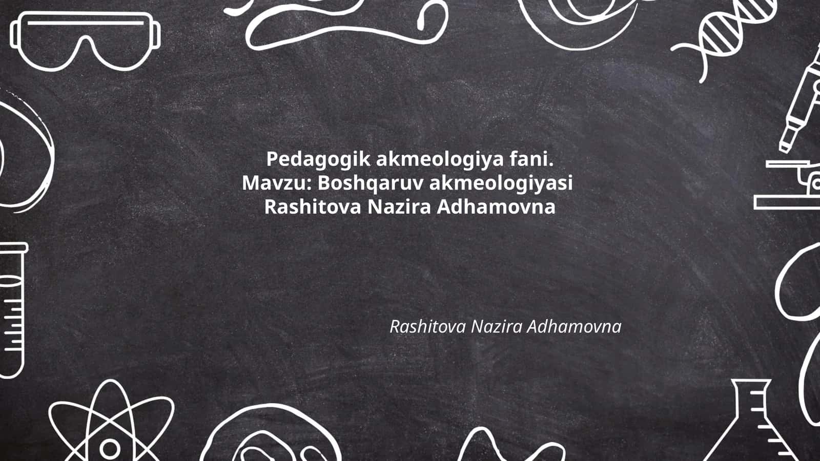 Pedagogik akmeologiya fani