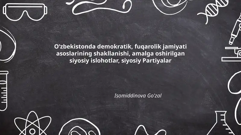 Oʻzbekistonda demokratik islohotlarning tarixiy ildizlari