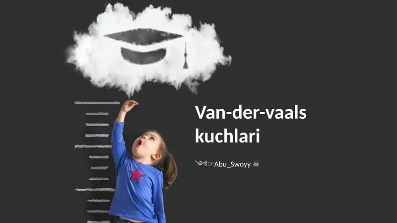 Vander-vals kuchlariga ta'sir etuvchi omillar