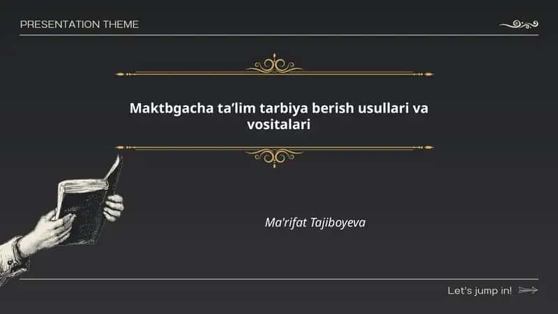 Musiqa, ritmika va musiqa asboblaridan foydalanish usullari