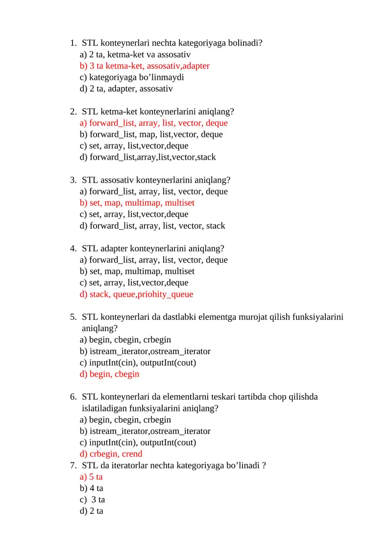 STL konteynerlari