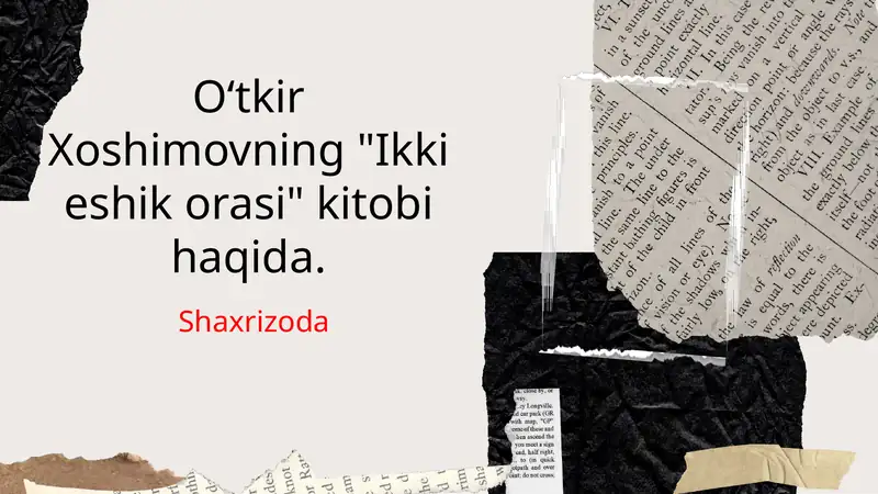 Ikki eshik orasi