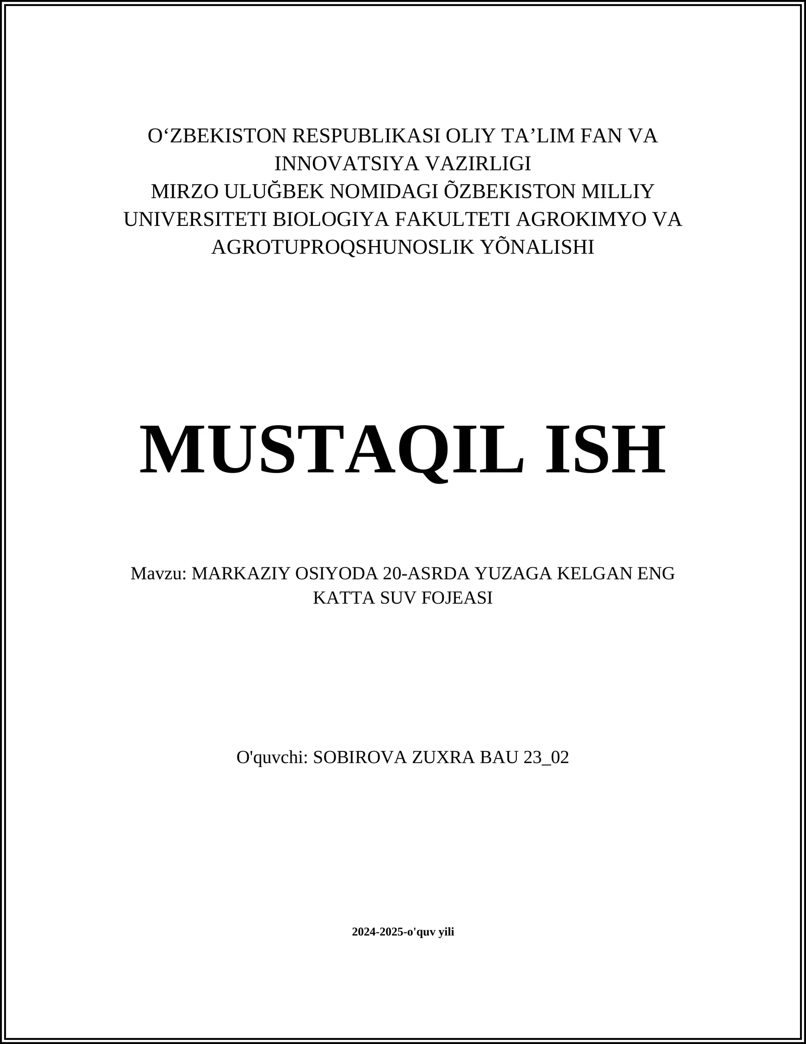 Orol dengizining qurishi