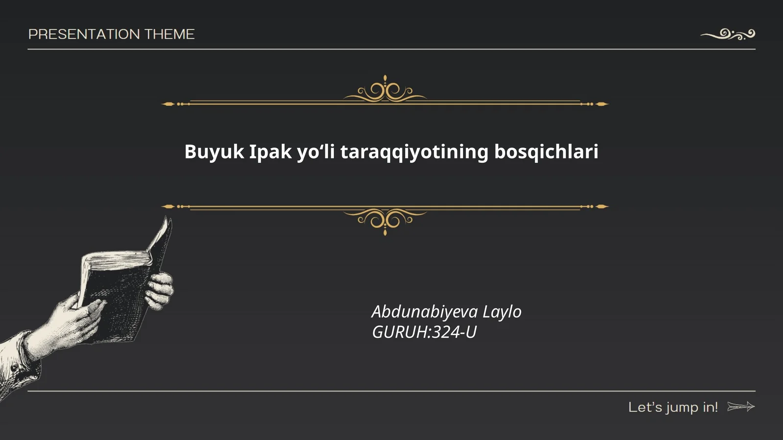Buyuk Ipak yoʻli taraqqiyotining bosqichlari