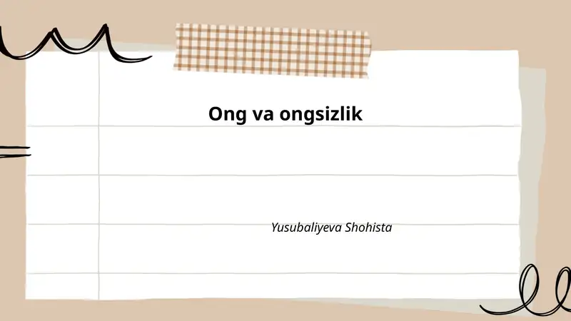 Ong va ongsizlik