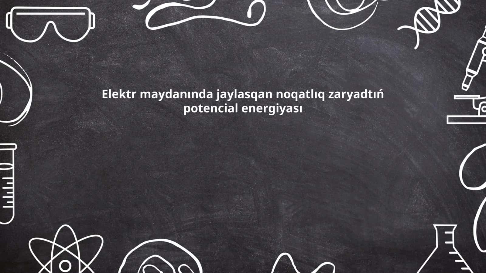 Elektr maydoni