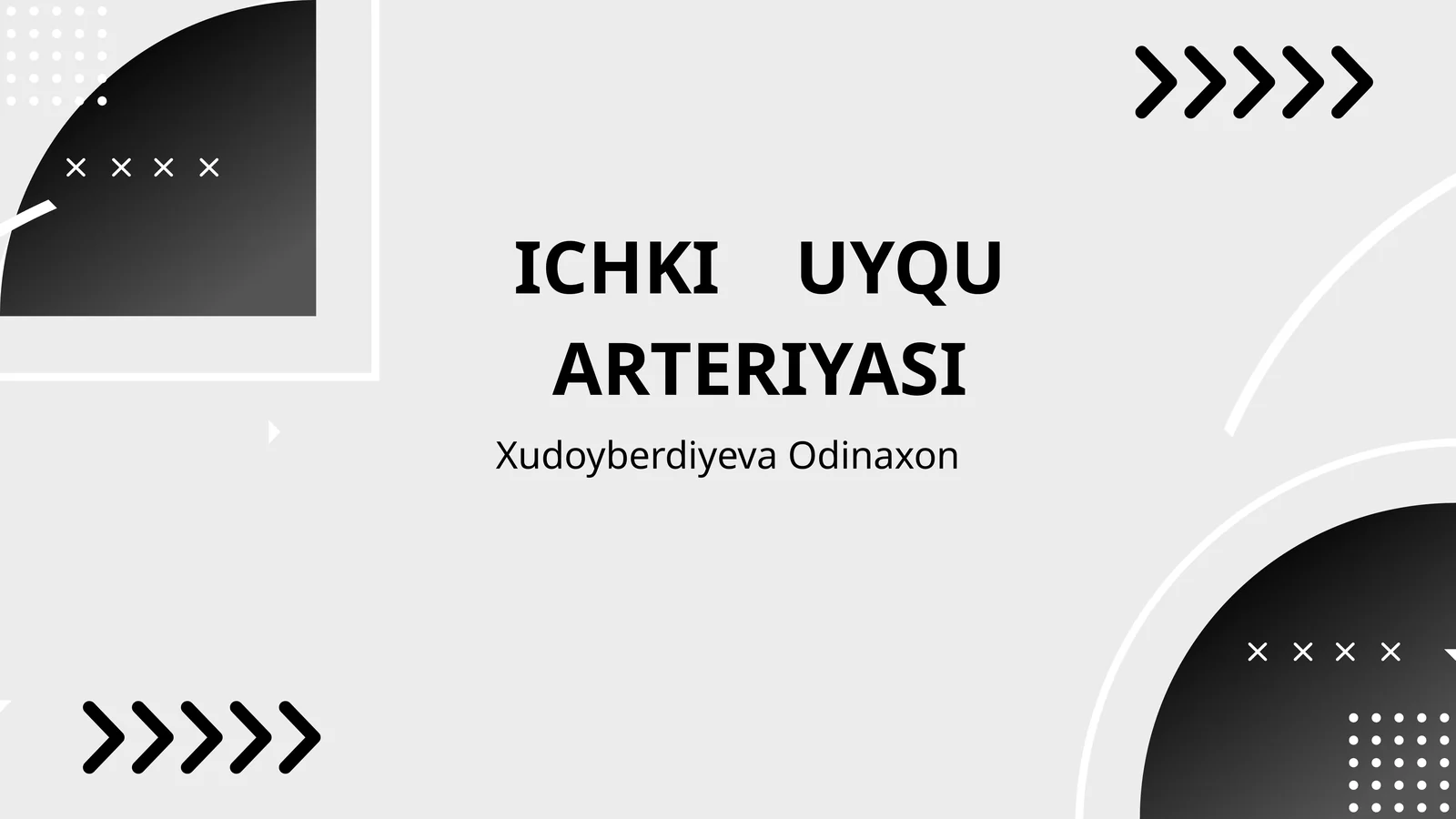 Ichki uyqu arteriyasi