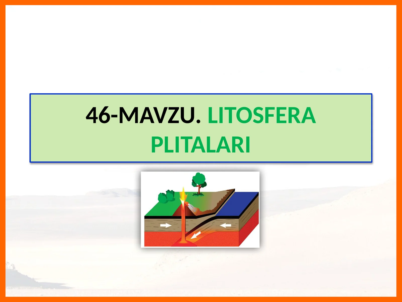Litosfera Plitalari